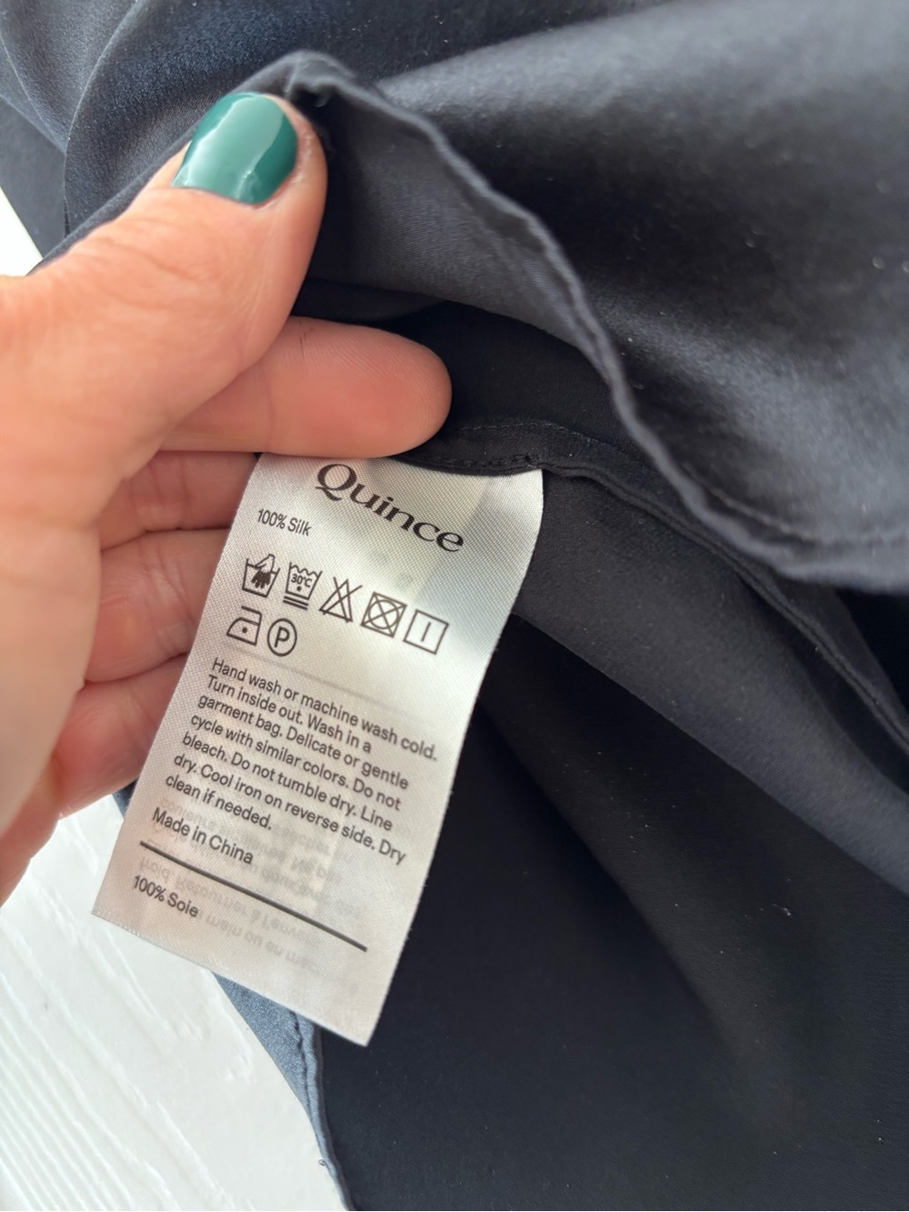 Quince Black Washable Silk Sleeveless Halter Top XS - Picture 3 of 5